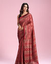 Radiant Red Art Silk Saree